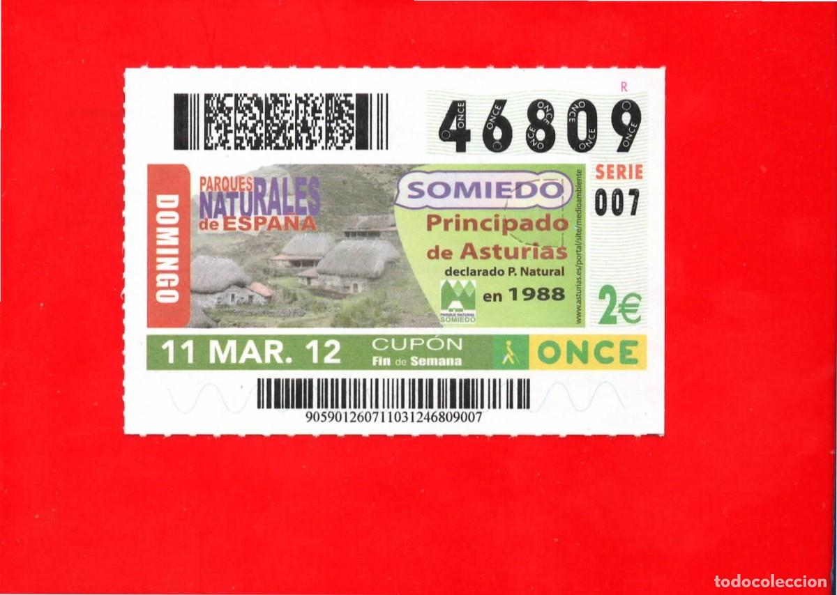 Cupones ONCE: Cup&oacute;n ONCE 11 marzo 2012