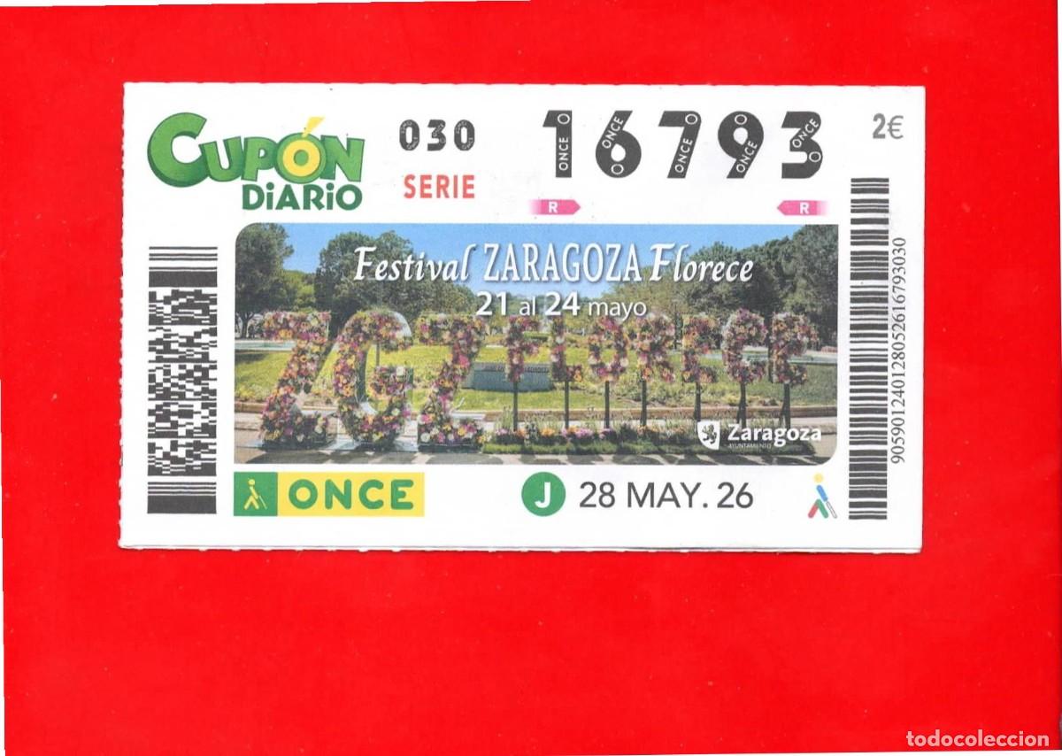 Cupones ONCE: Cup&oacute;n ONCE 28 mayo 2026