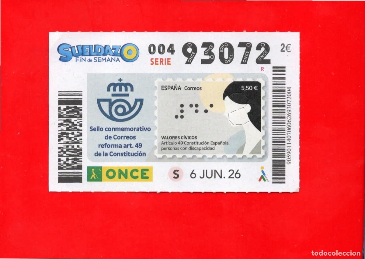 Cupones ONCE: Cup&oacute;n ONCE 06 junio 2026