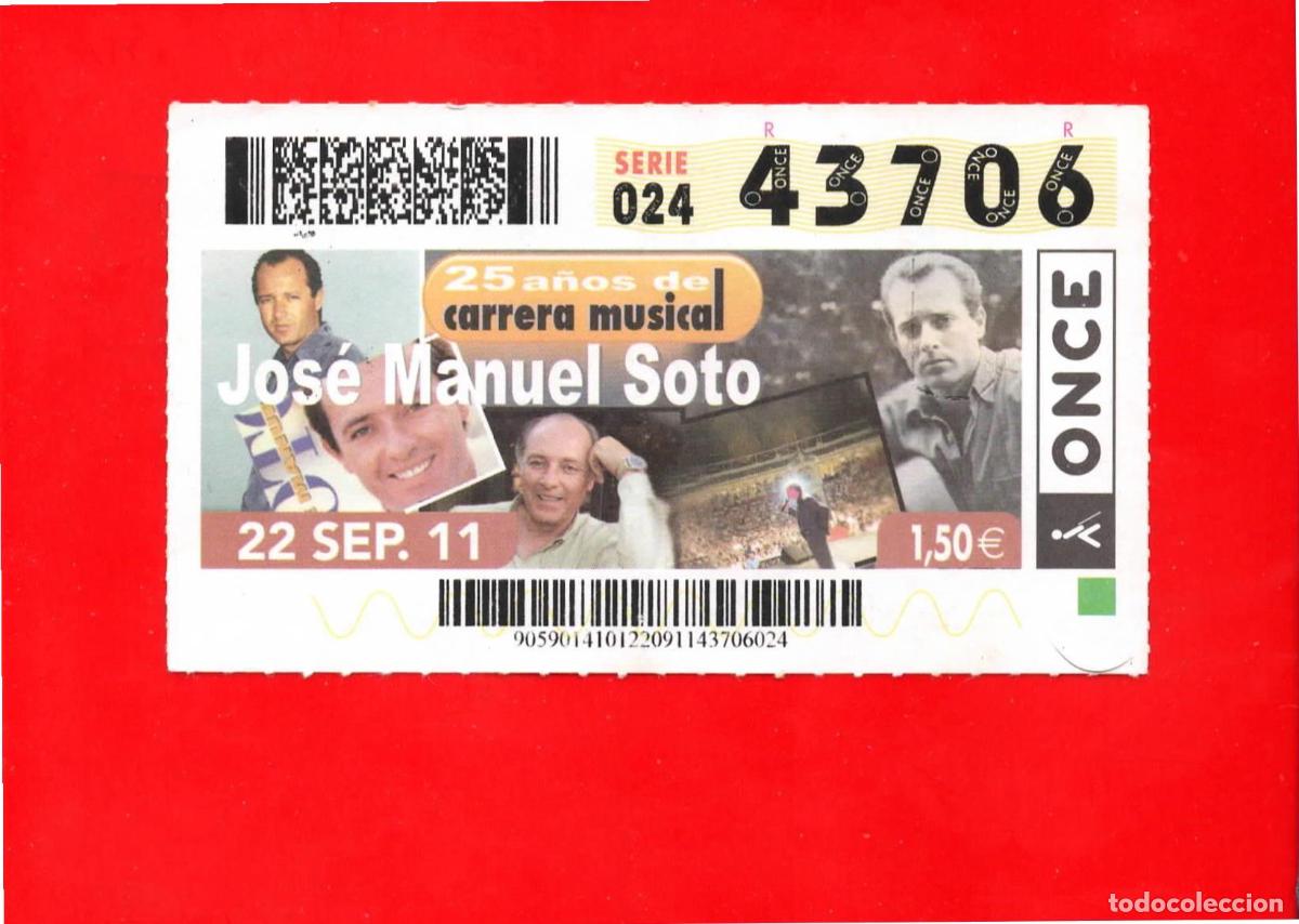 Bilhetes ONCE: Cup&oacute;n ONCE 22 septiembre 2011