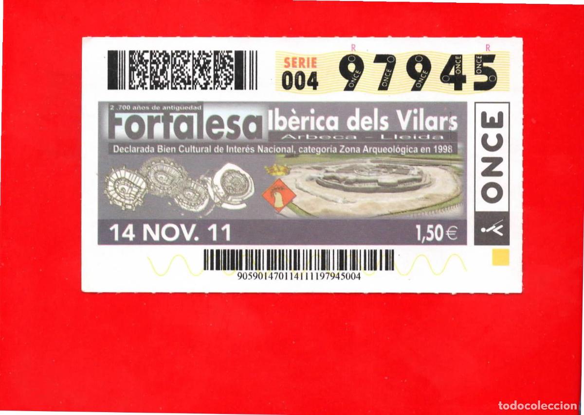 Bilhetes ONCE: Cup&oacute;n ONCE 14 noviembre 2011