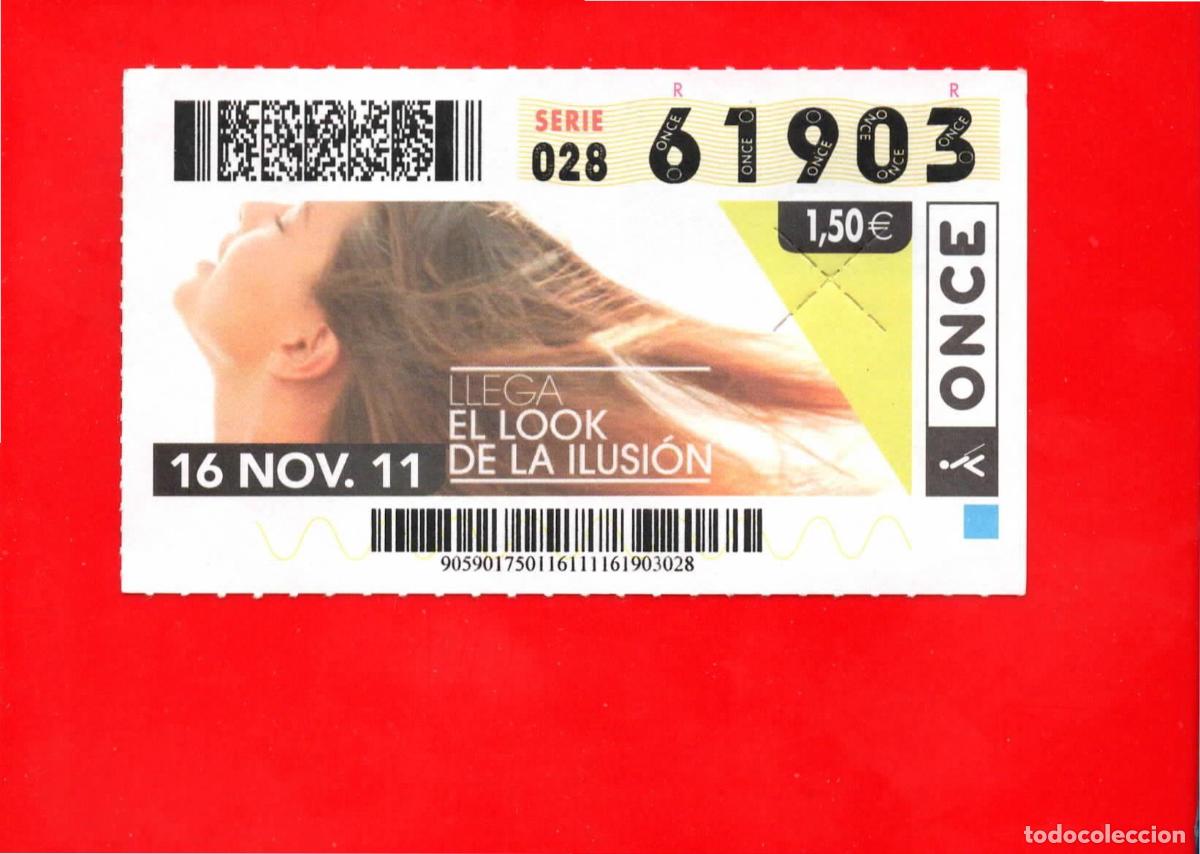 Bilhetes ONCE: Cup&oacute;n ONCE 16 noviembre 2011
