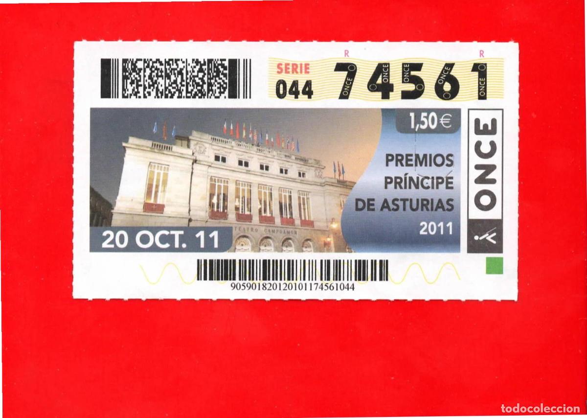 Bilhetes ONCE: Cup&oacute;n ONCE 20 octubre 2011