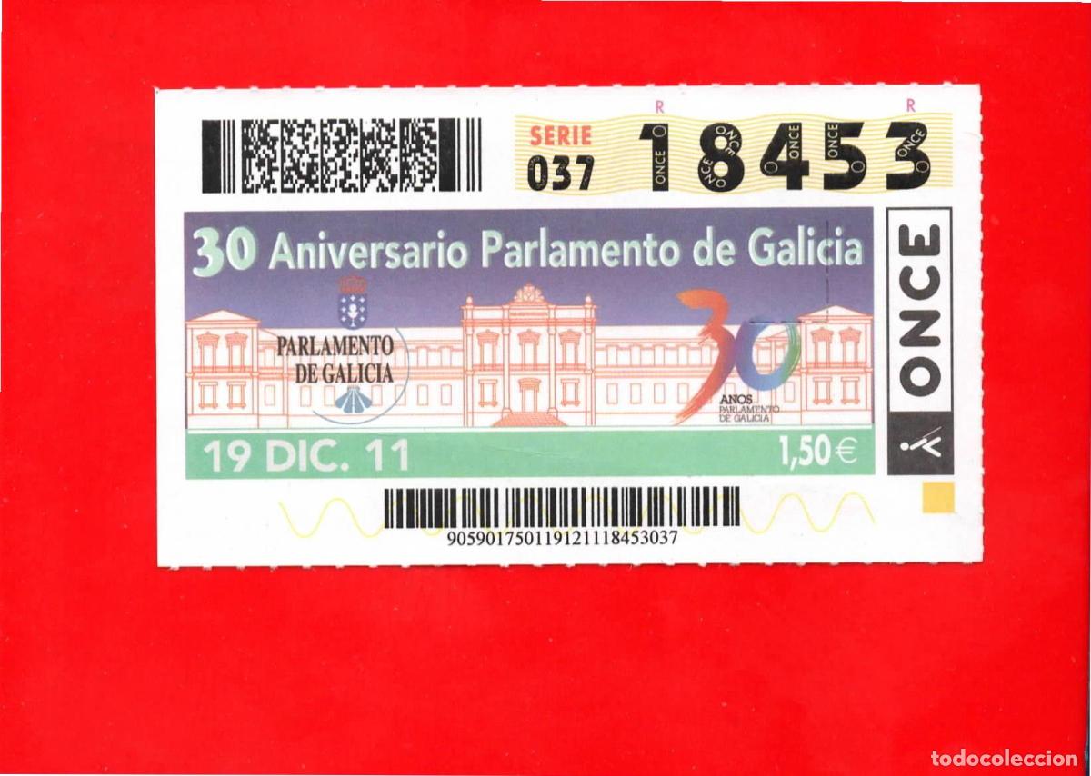 Bilhetes ONCE: Cup&oacute;n ONCE 19 diciembre 2011