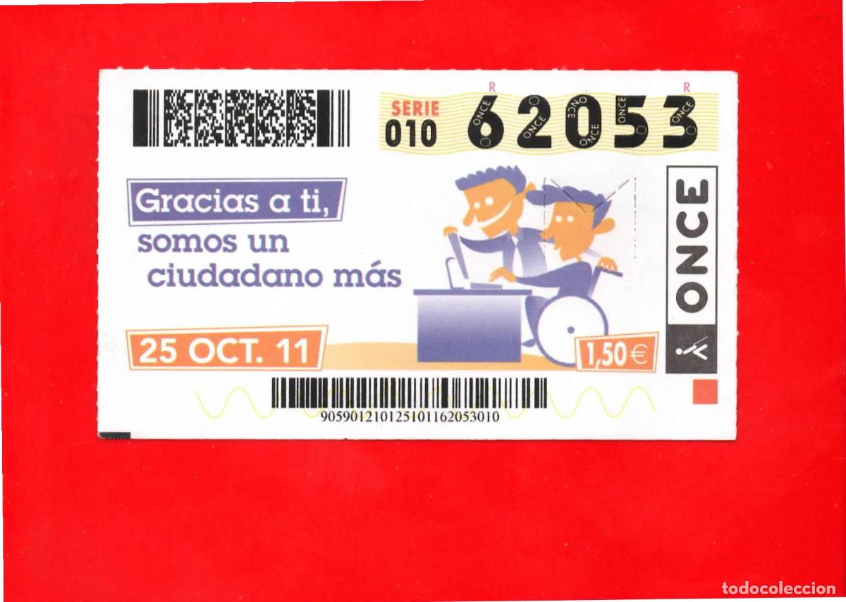 Cupones ONCE: Cup&oacute;n ONCE 25 octubre 2011