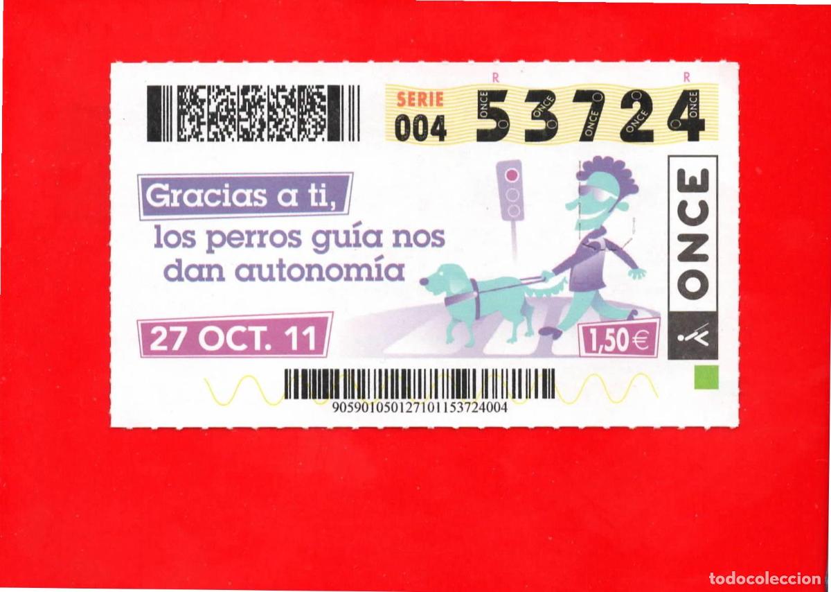 Cupones ONCE: Cup&oacute;n ONCE 27 octubre 2011