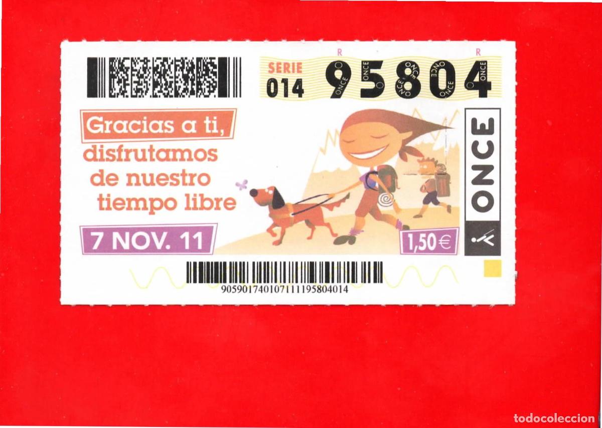 Cupones ONCE: Cup&oacute;n ONCE 07 noviembre 2011