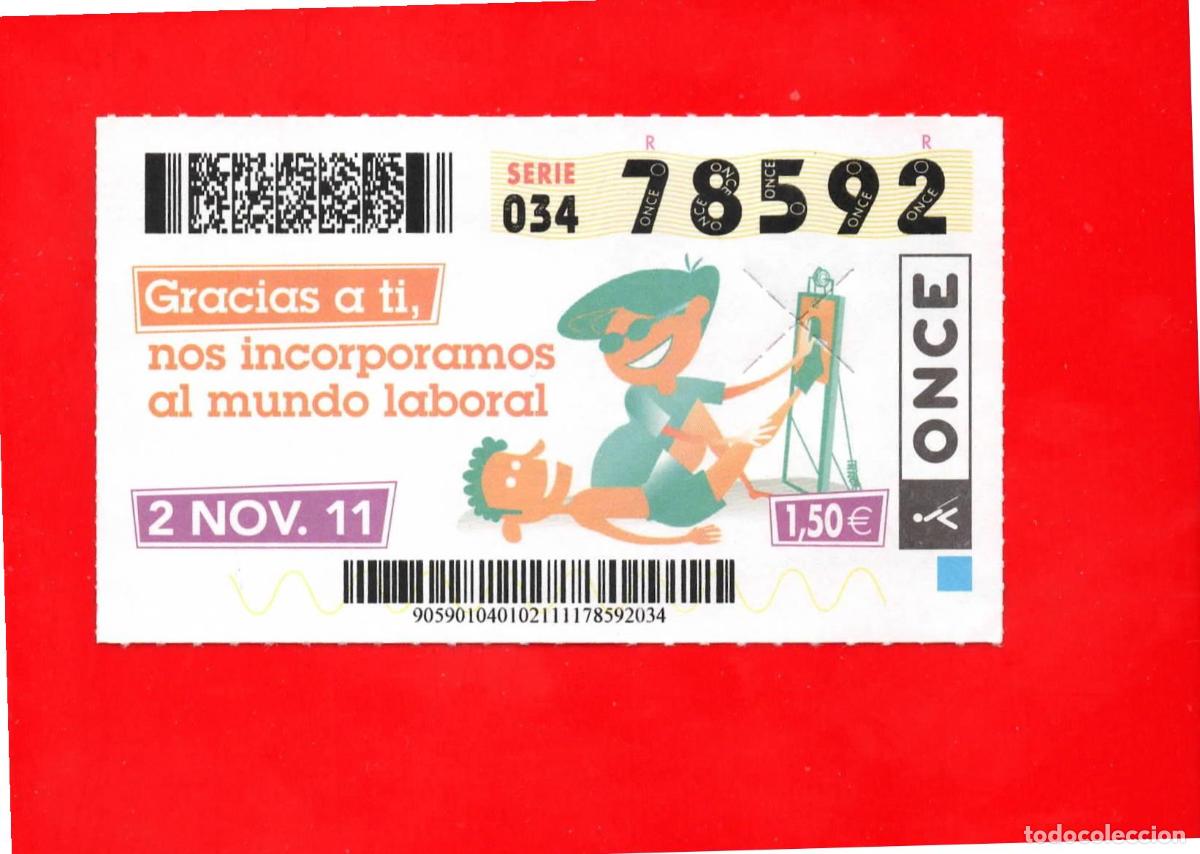 Cupones ONCE: Cup&oacute;n ONCE 02 noviembre 2011