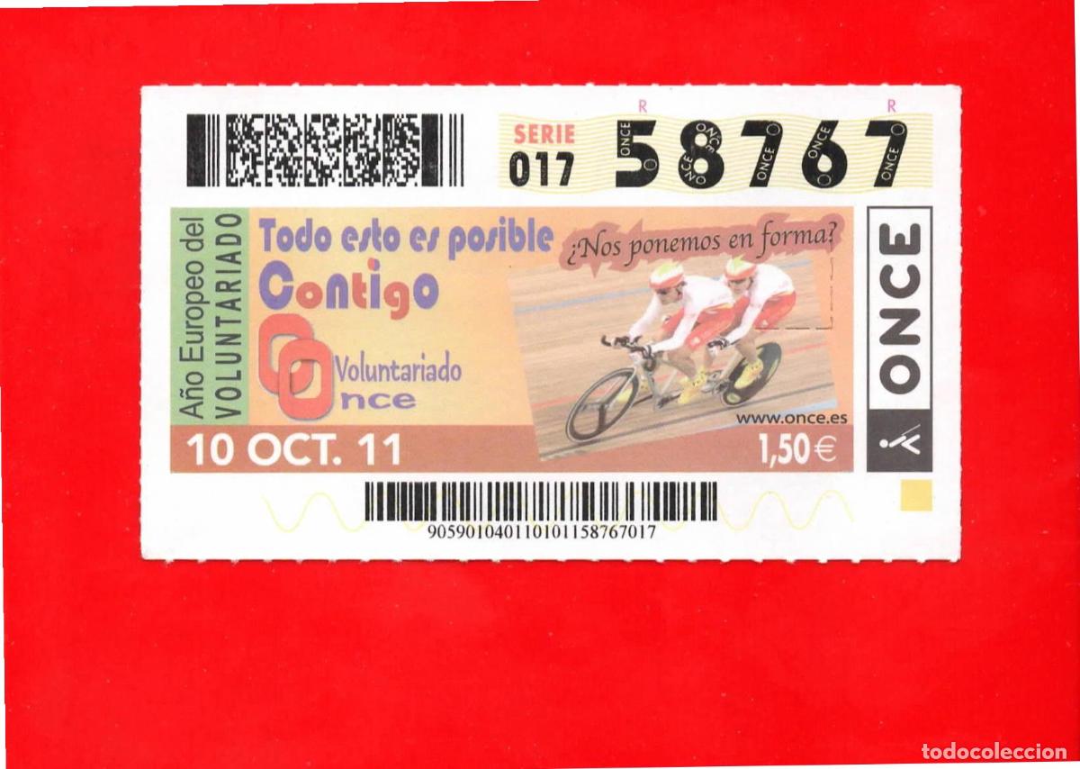 Cupones ONCE: Cup&oacute;n ONCE 10 octubre 2011