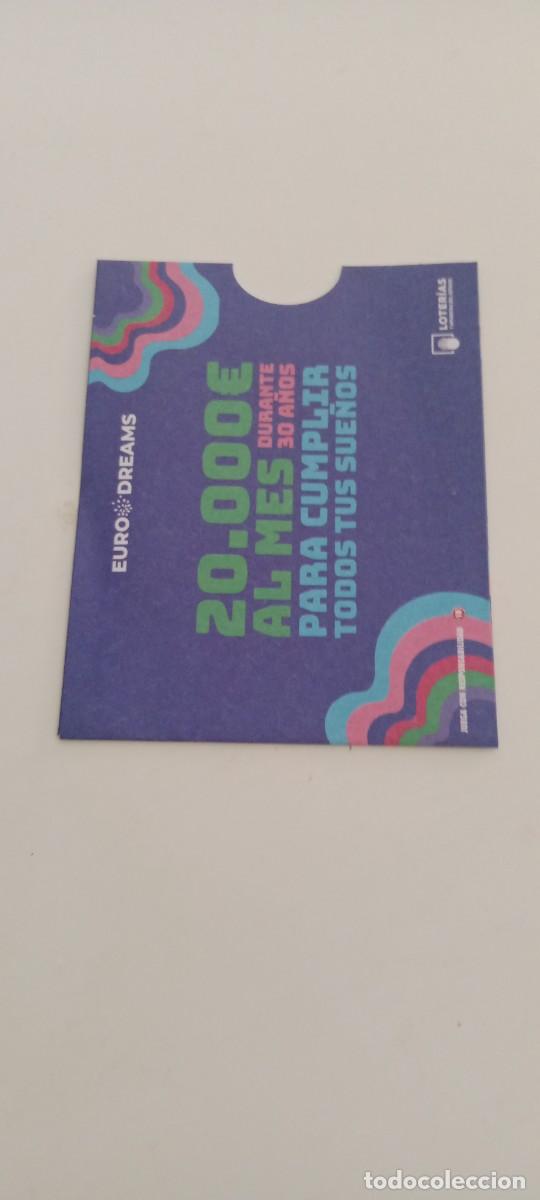 Cupones ONCE: FUNDA VACIA EURO DREAM LOTERIAS ONCE EL DE FOTO C-FPP
