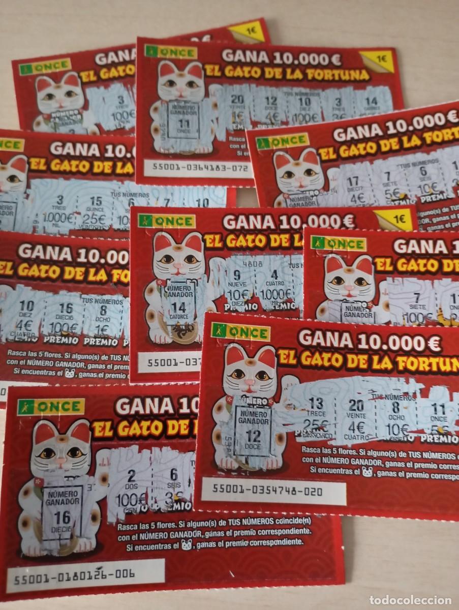Cupones ONCE: Rascas de la Once El gato de la fortuna
