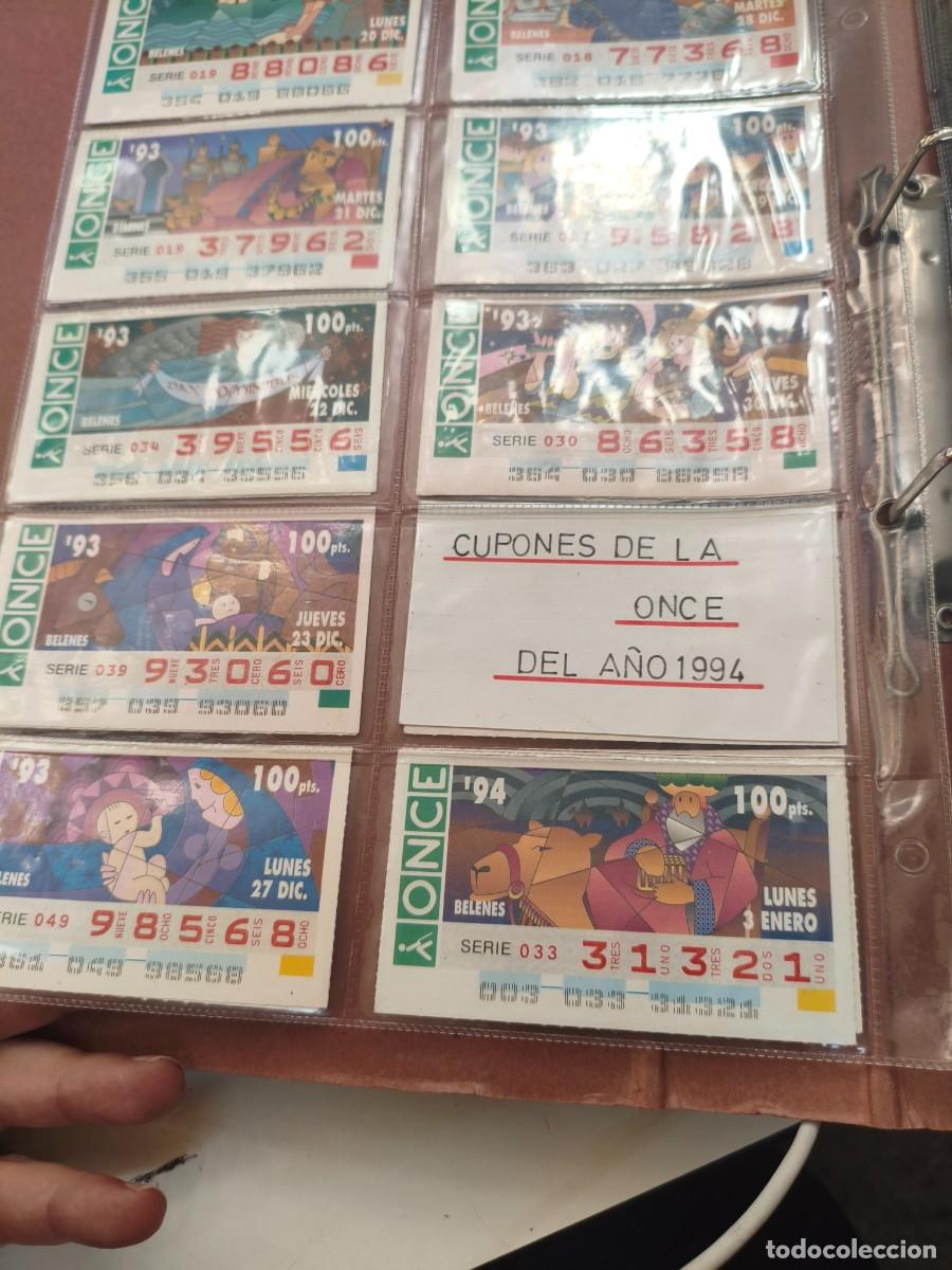 Cupones ONCE: 1800 cupones de la ONCE de 1989 a 1997. - Foto 2