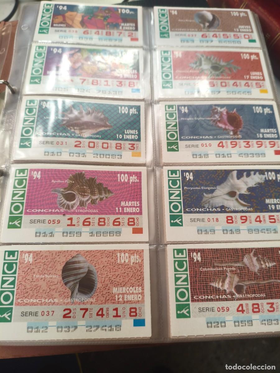 Cupones ONCE: 1800 cupones de la ONCE de 1989 a 1997. - Foto 3