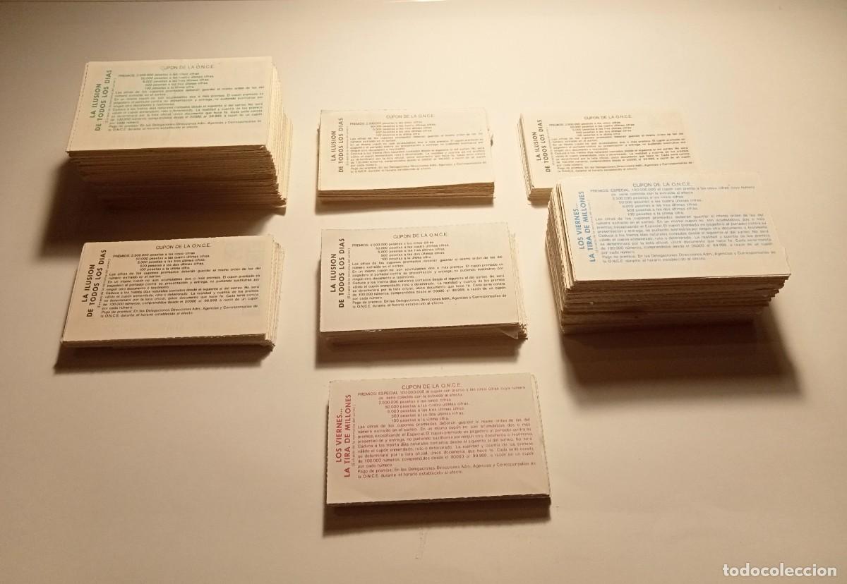 Cupones ONCE: 1988 - 855 CUPONES de la ONCE - Foto 3