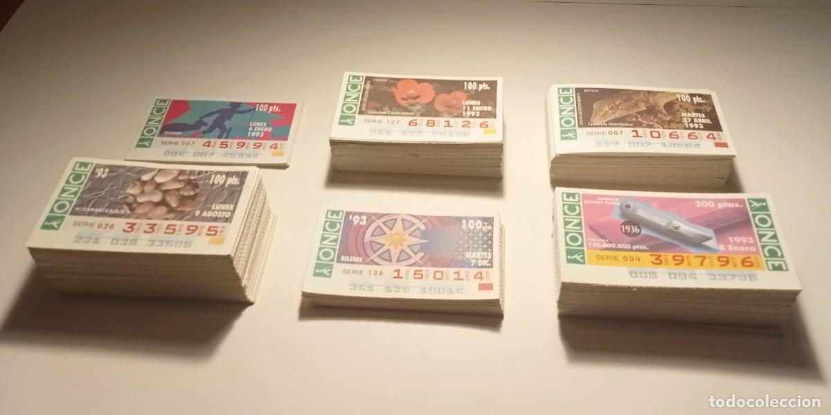 Cupones ONCE: 1993 - 768 CUPONES de la ONCE - Foto 1