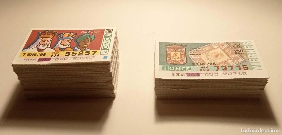 Bilhetes ONCE: 1998 - 438 CUPONES de la ONCE