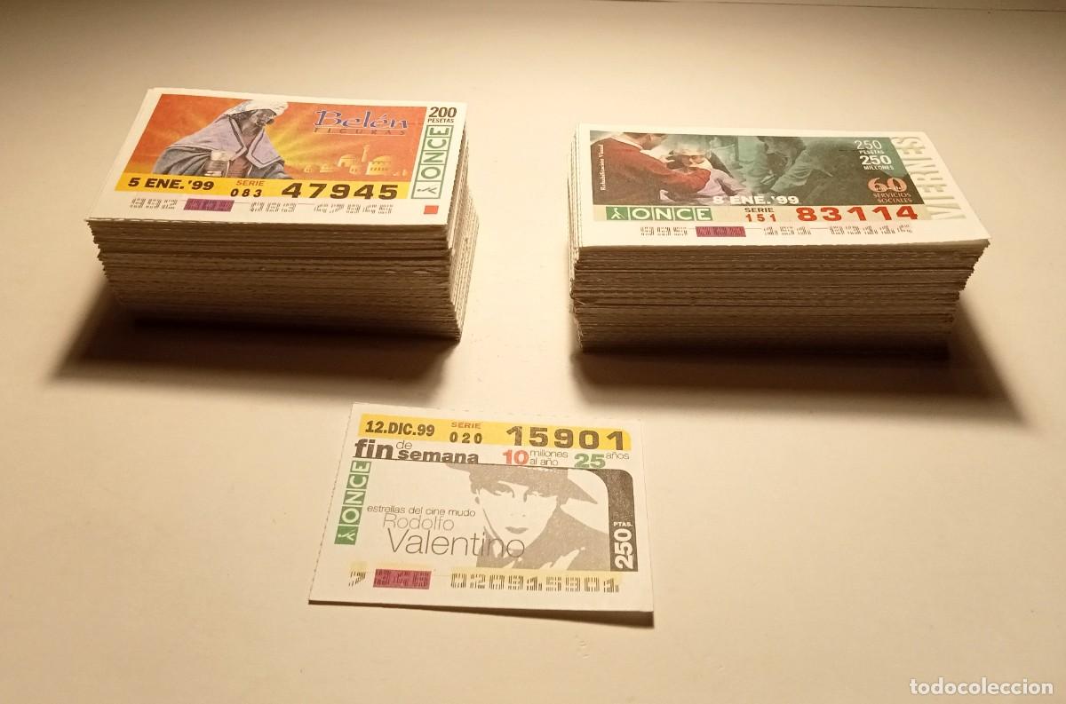 Bilhetes ONCE: 1999 - 453 CUPONES de la ONCE