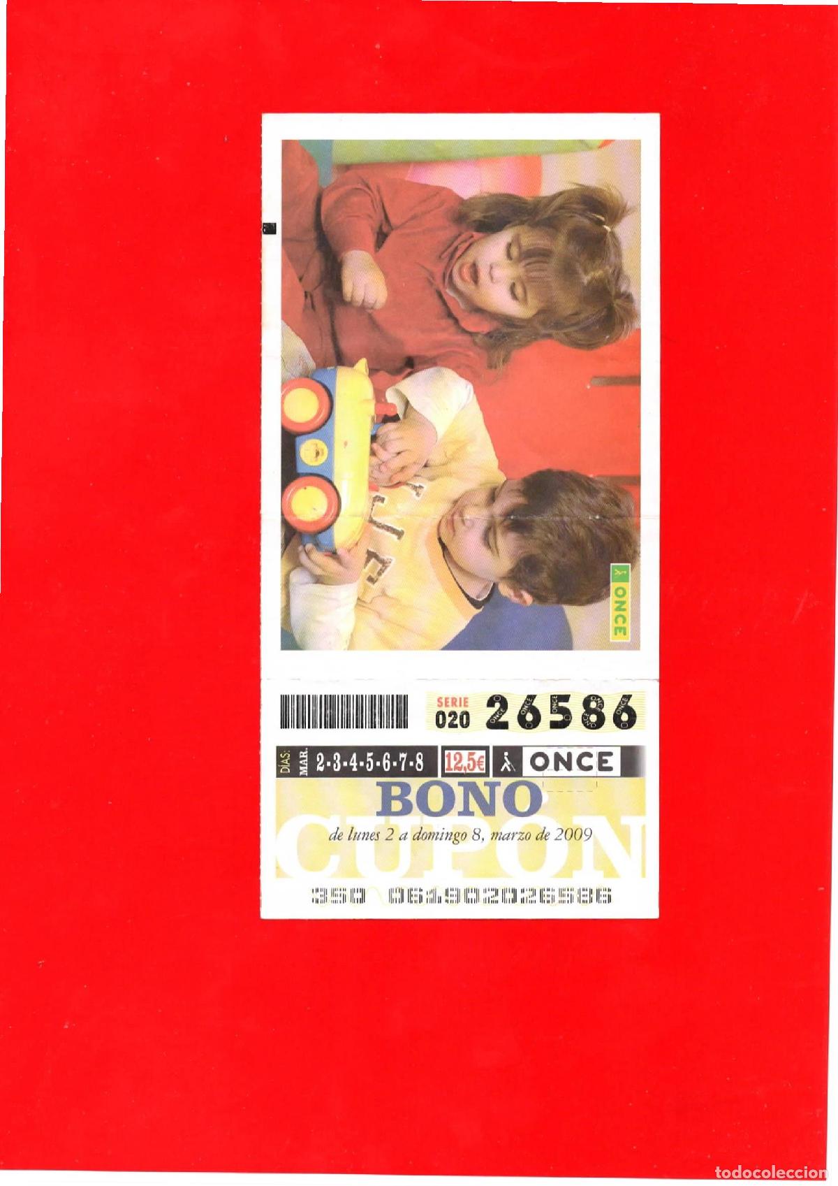 Cupones ONCE: Bono Cup&oacute;n de la ONCE del a&ntilde;o 2009 - Foto 1