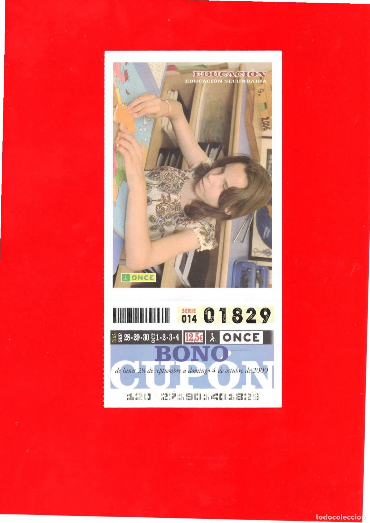 Cupones ONCE: Bono Cup&oacute;n de la ONCE del a&ntilde;o 2009 - Foto 1
