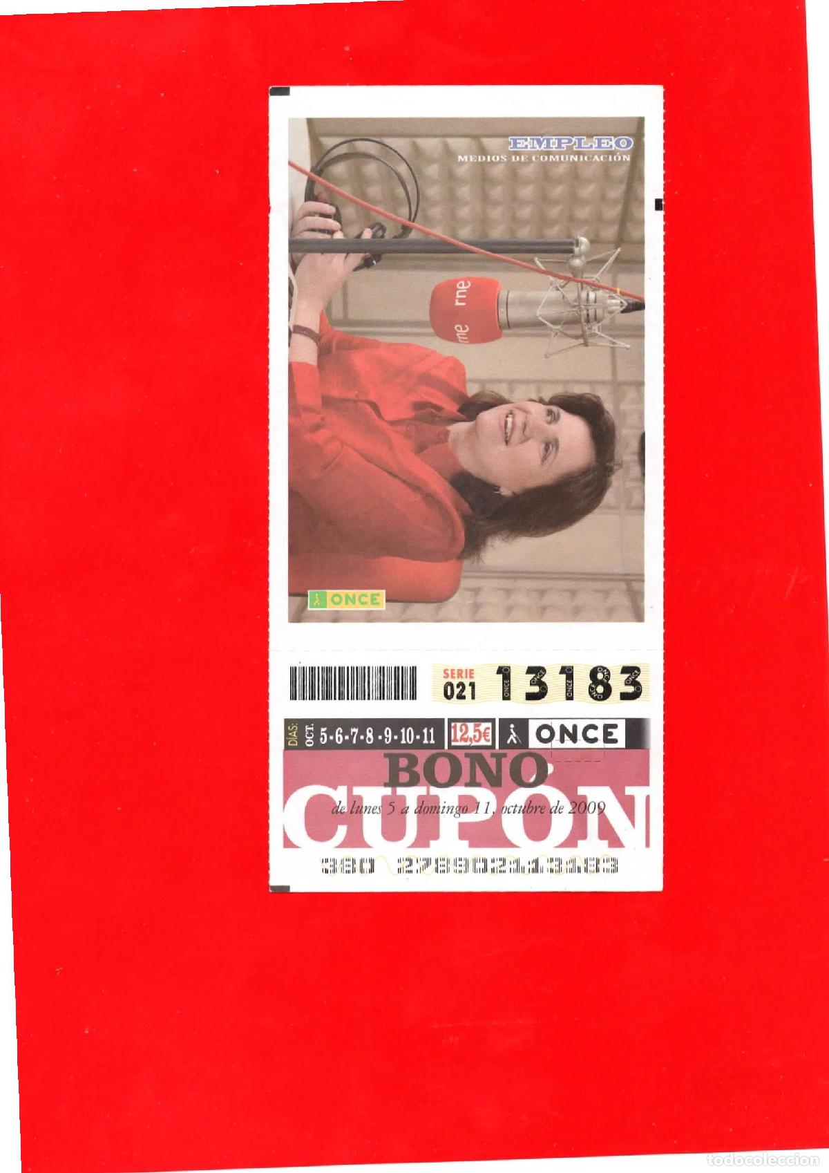 Cupones ONCE: Bono Cup&oacute;n de la ONCE del a&ntilde;o 2009 - Foto 1