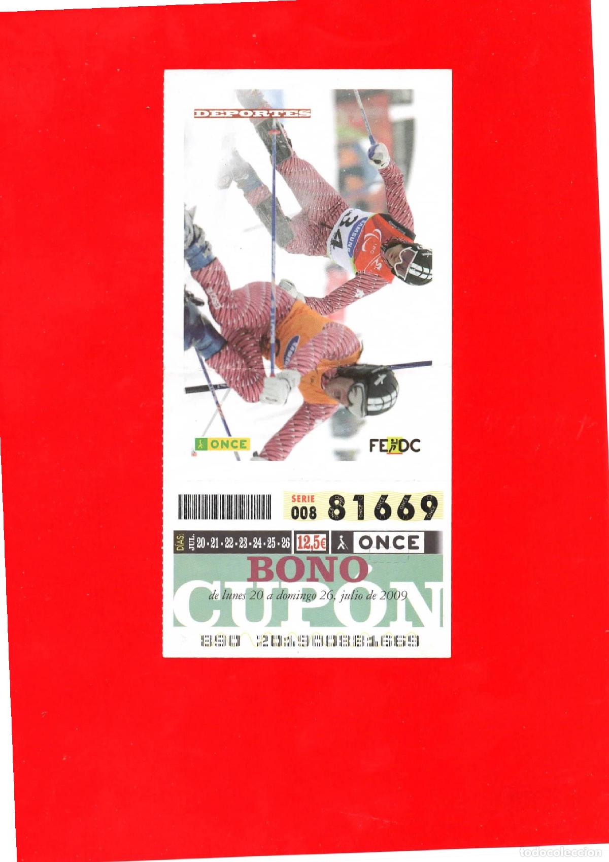Cupones ONCE: Bono Cup&oacute;n de la ONCE del a&ntilde;o 2009 - Foto 1