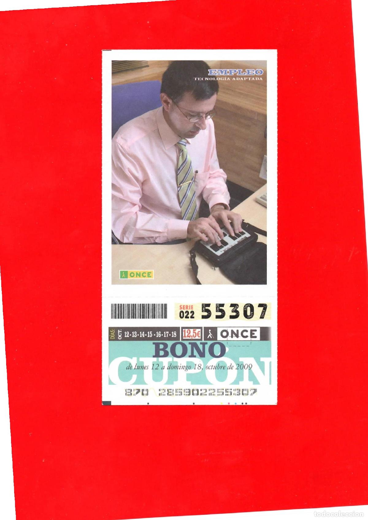 Cupones ONCE: Bono Cup&oacute;n de la ONCE del a&ntilde;o 2009 - Foto 1
