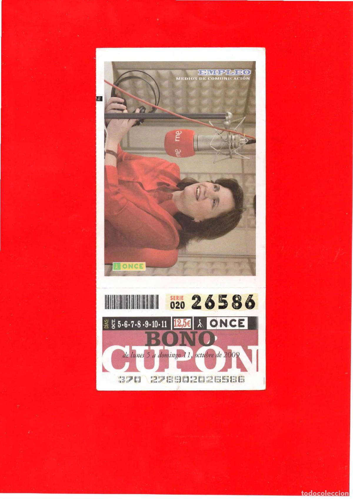 Cupones ONCE: Bono Cup&oacute;n de la ONCE del a&ntilde;o 2009 - Foto 1