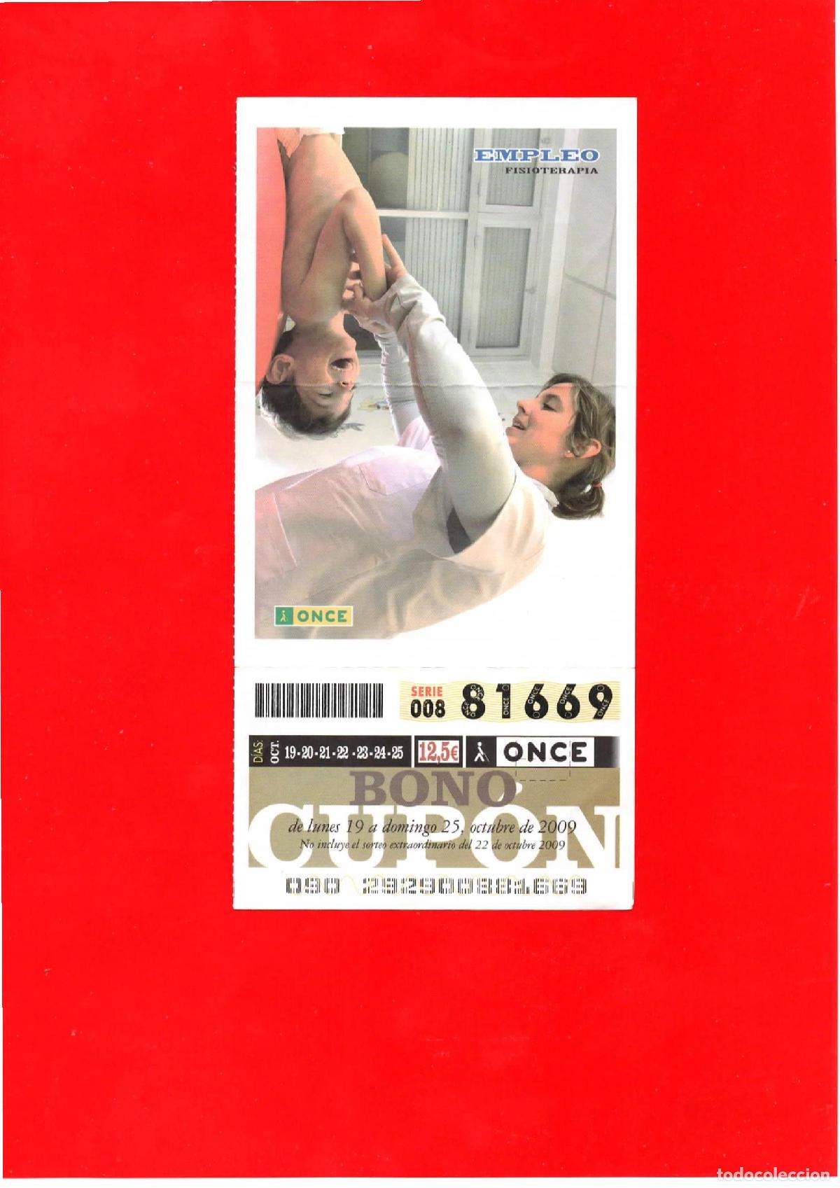 Billets ONCE: Bono Cup&oacute;n de la ONCE del a&ntilde;o 2009
