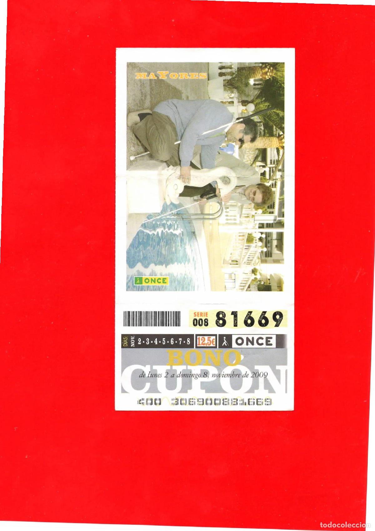 Cupones ONCE: Bono Cup&oacute;n de la ONCE del a&ntilde;o 2009 - Foto 1