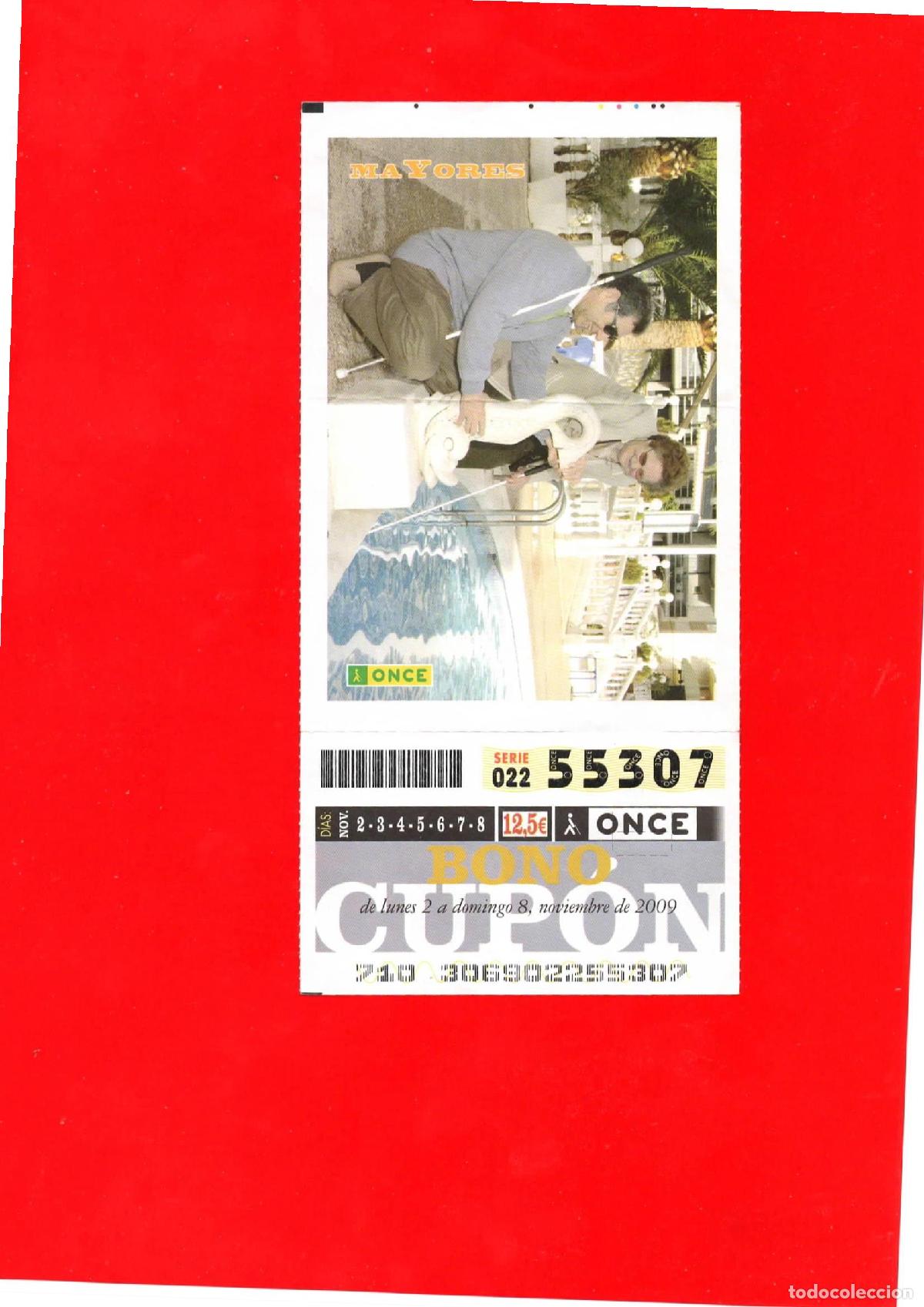 Cupones ONCE: Bono Cup&oacute;n de la ONCE del a&ntilde;o 2009 - Foto 1