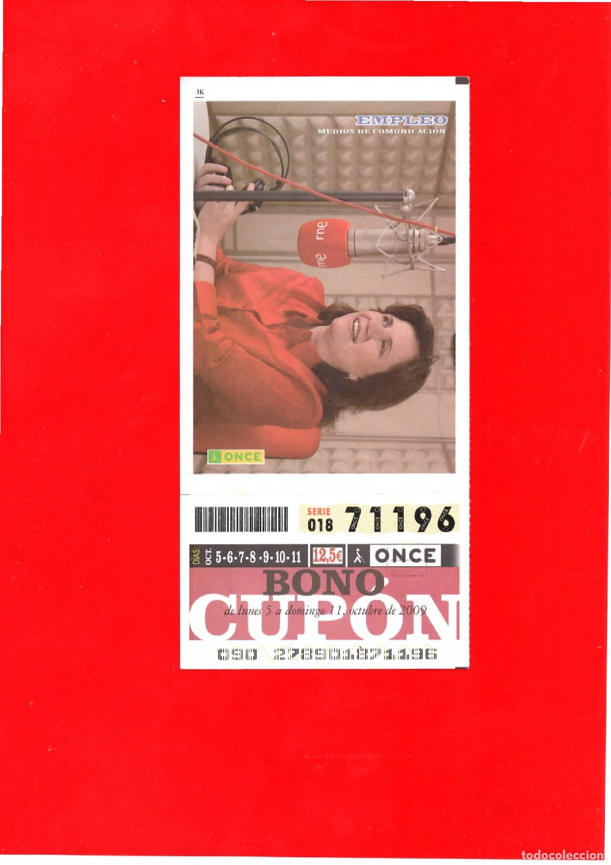 Cupones ONCE: Bono Cup&oacute;n de la ONCE del a&ntilde;o 2009 - Foto 1