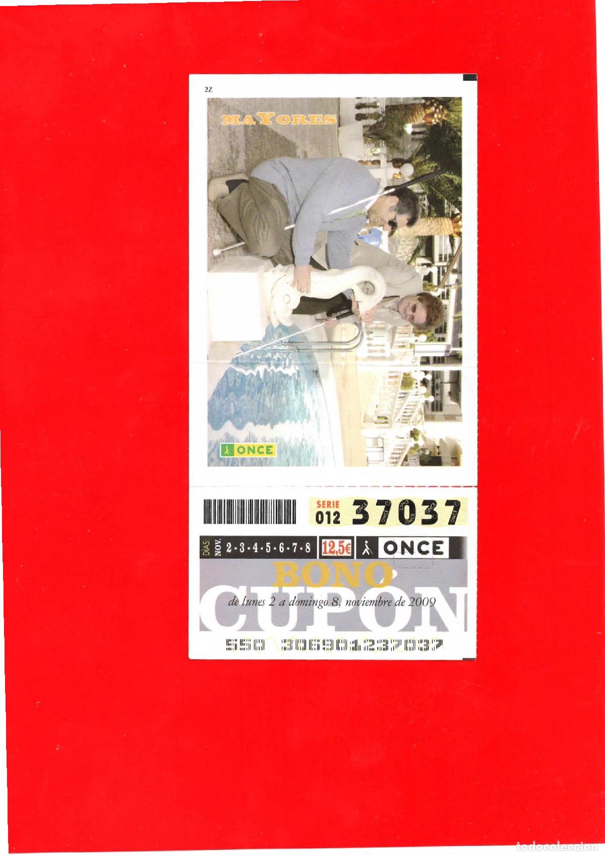 Billets ONCE: Bono Cup&oacute;n de la ONCE del a&ntilde;o 2009