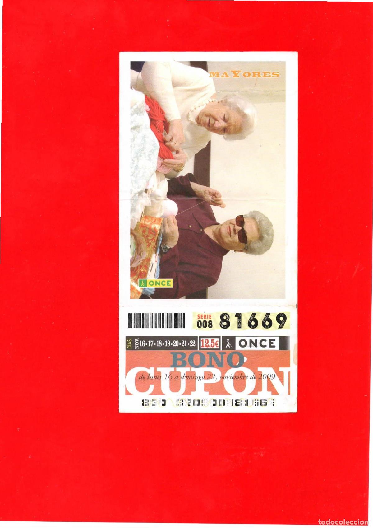 Cupones ONCE: Bono Cup&oacute;n de la ONCE del a&ntilde;o 2009 - Foto 1
