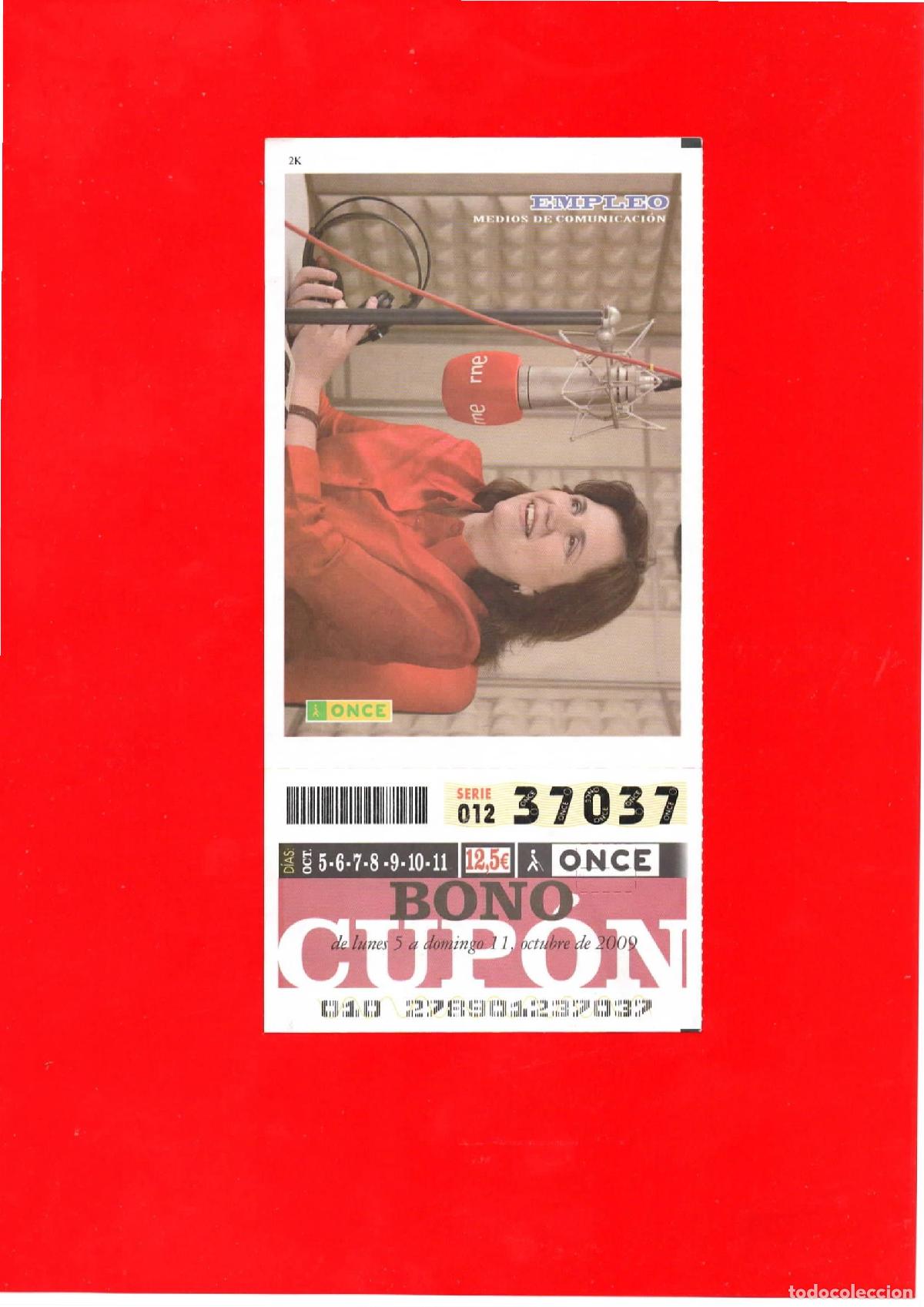Cupones ONCE: Bono Cup&oacute;n de la ONCE del a&ntilde;o 2009 - Foto 1