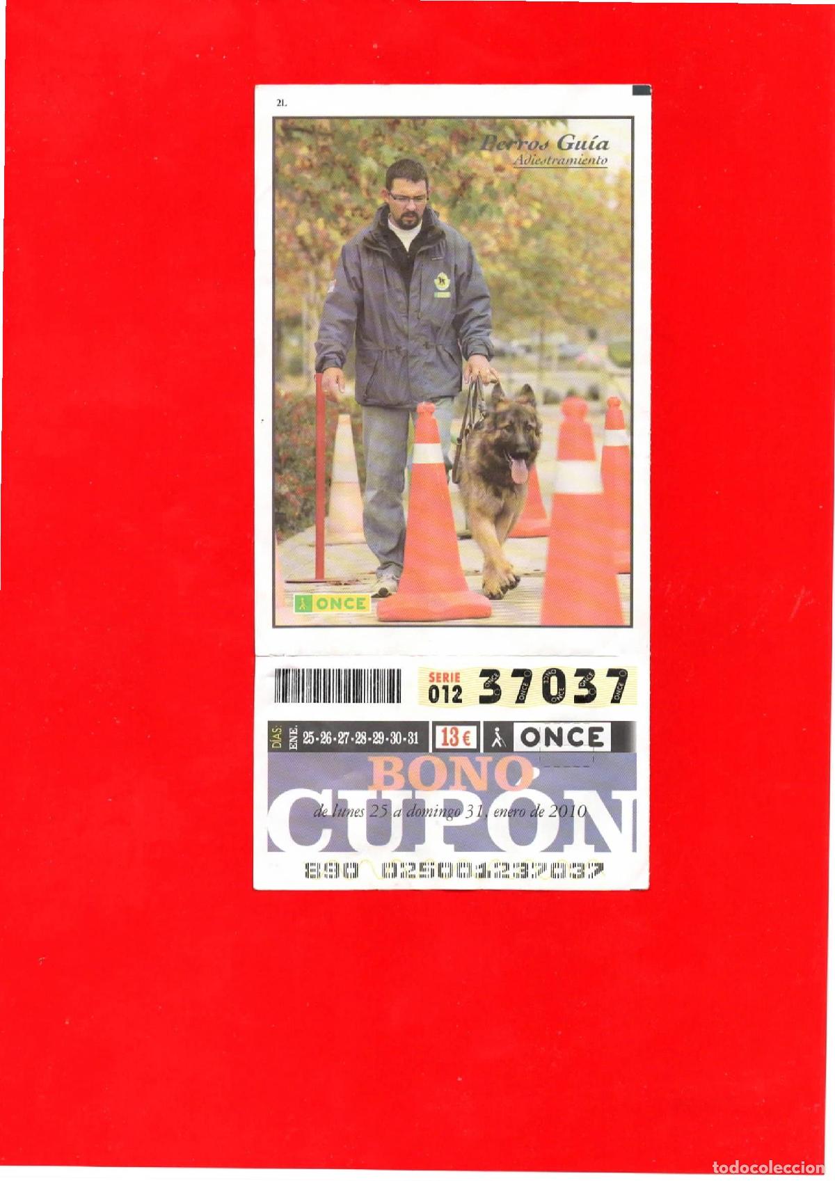 Cupones ONCE: Bono Cup&oacute;n de la ONCE del a&ntilde;o 2010 - Foto 1