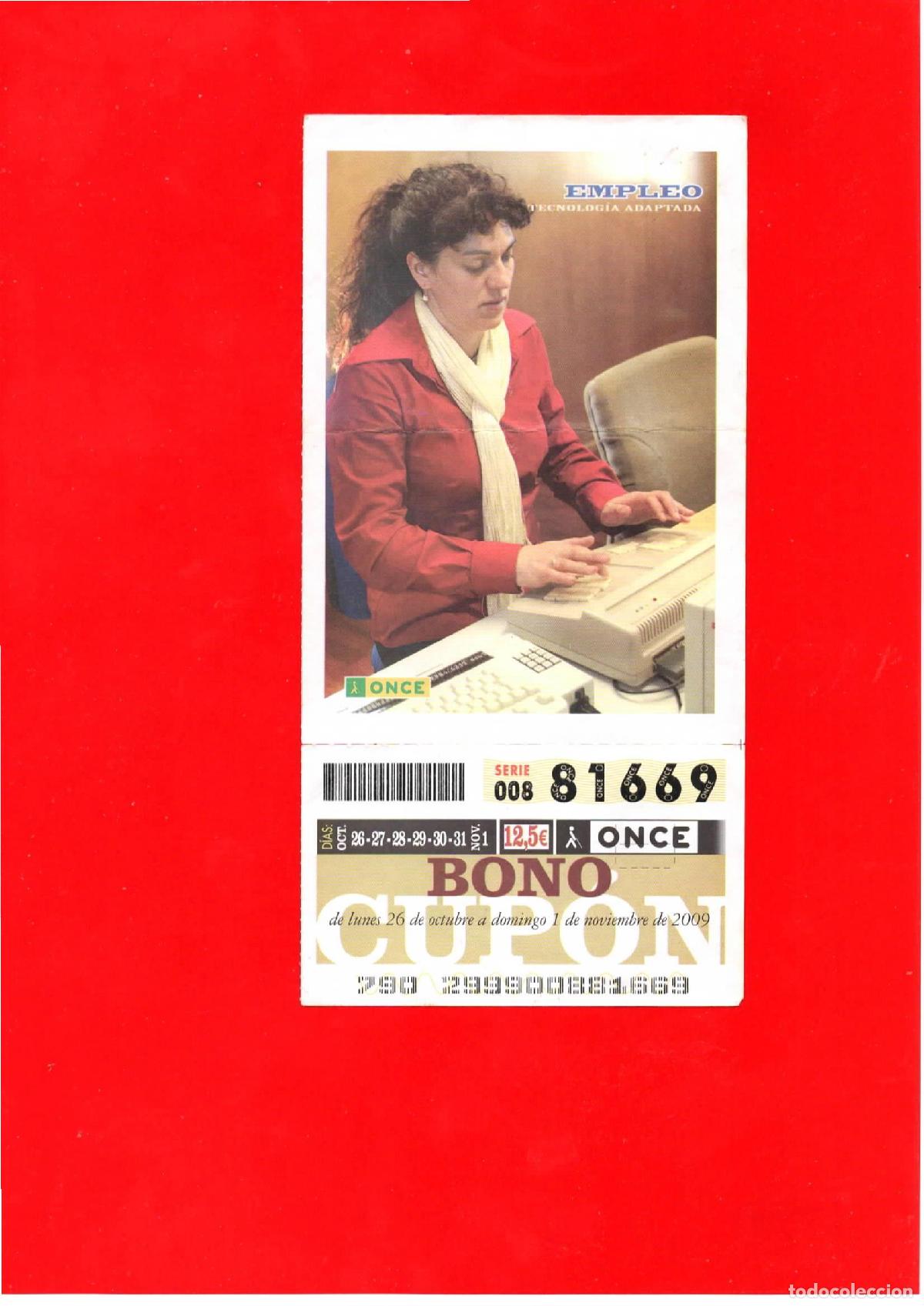 Billets ONCE: Bono Cup&oacute;n de la ONCE del a&ntilde;o 2009