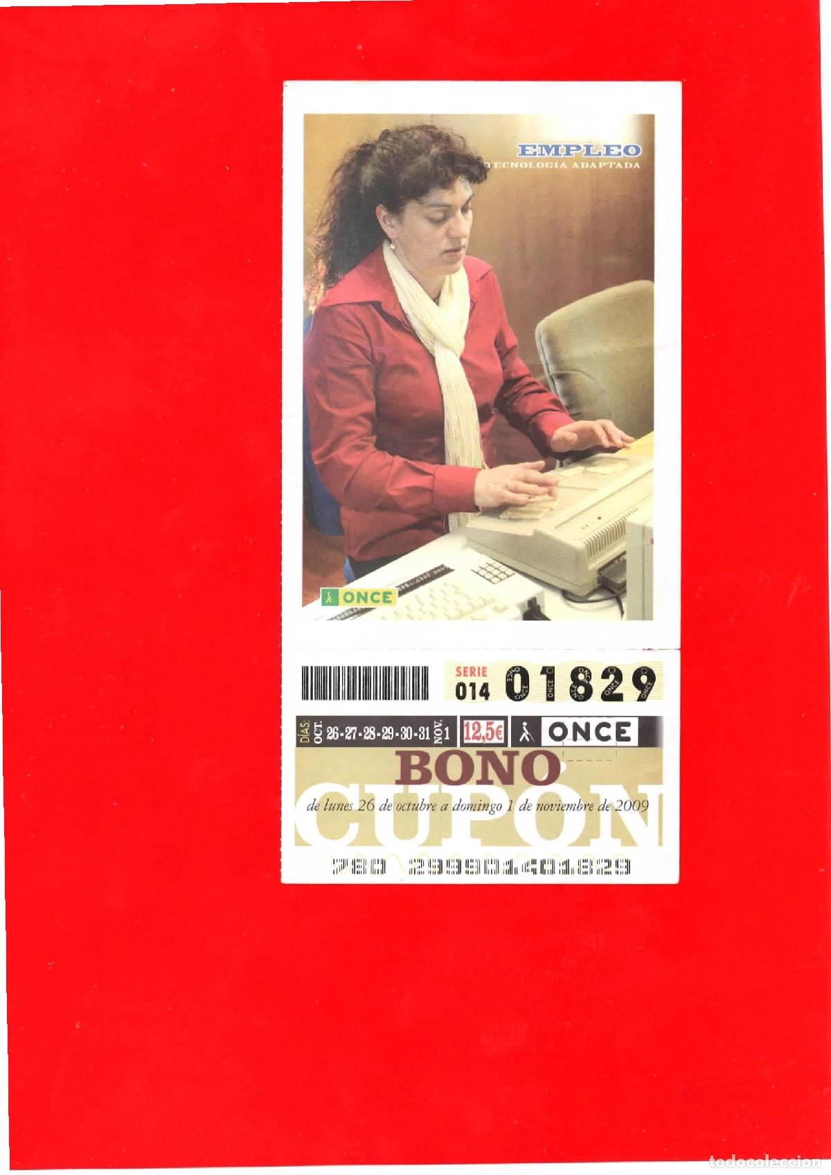 Cupones ONCE: Bono Cup&oacute;n de la ONCE del a&ntilde;o 2009 - Foto 1