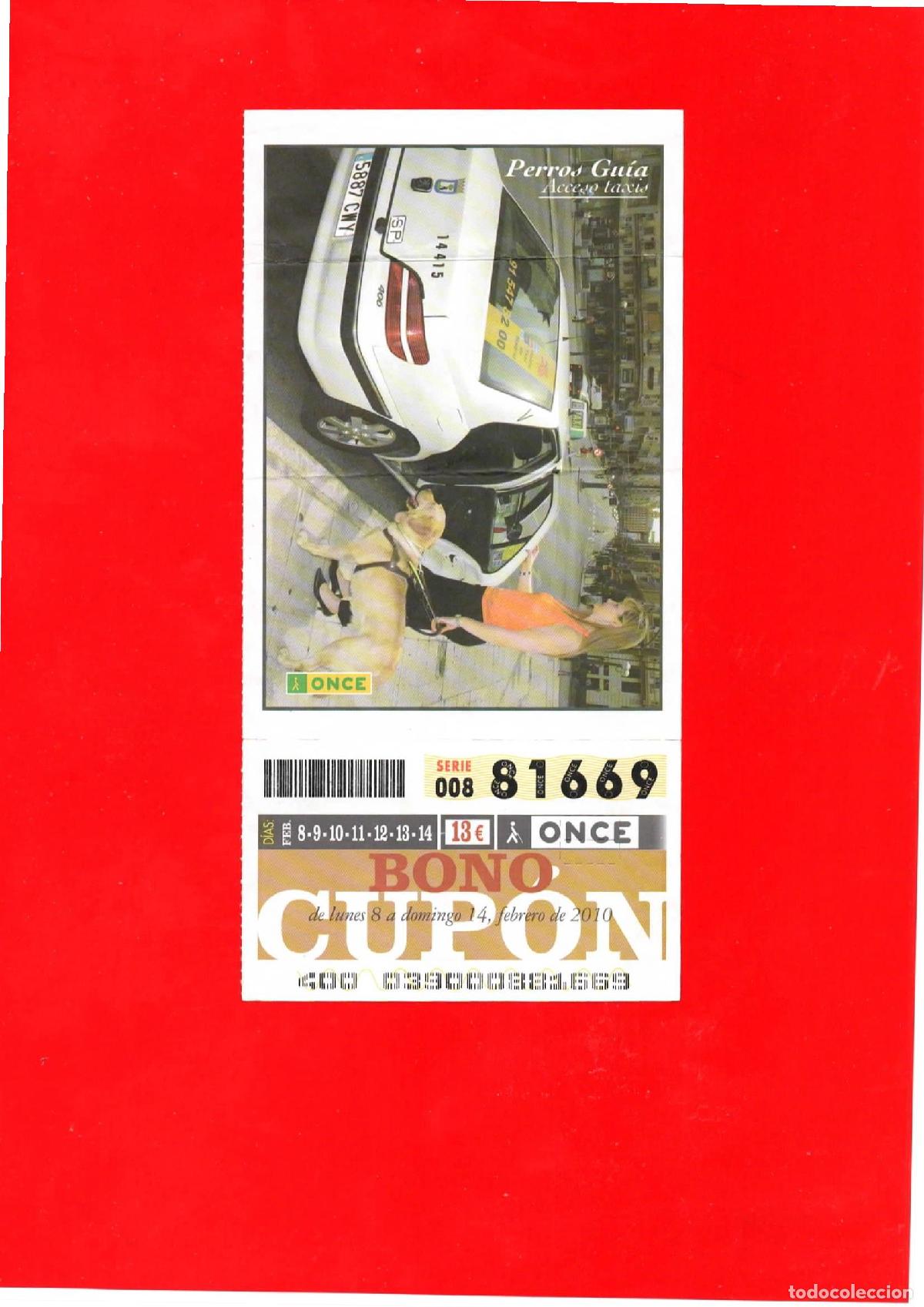 Billets ONCE: Bono Cup&oacute;n de la ONCE del a&ntilde;o 2010