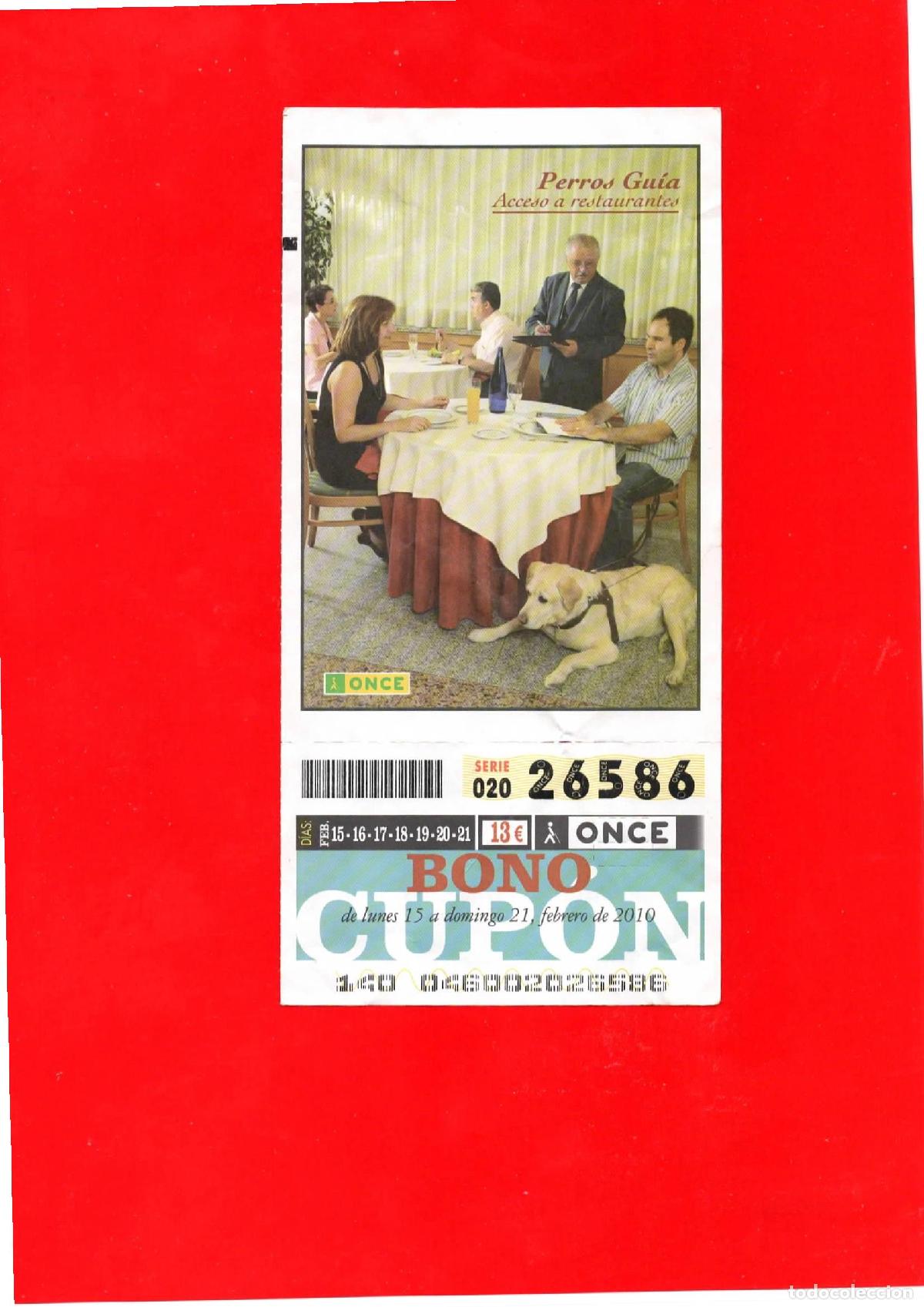 Cupones ONCE: Bono Cup&oacute;n de la ONCE del a&ntilde;o 2010 - Foto 1