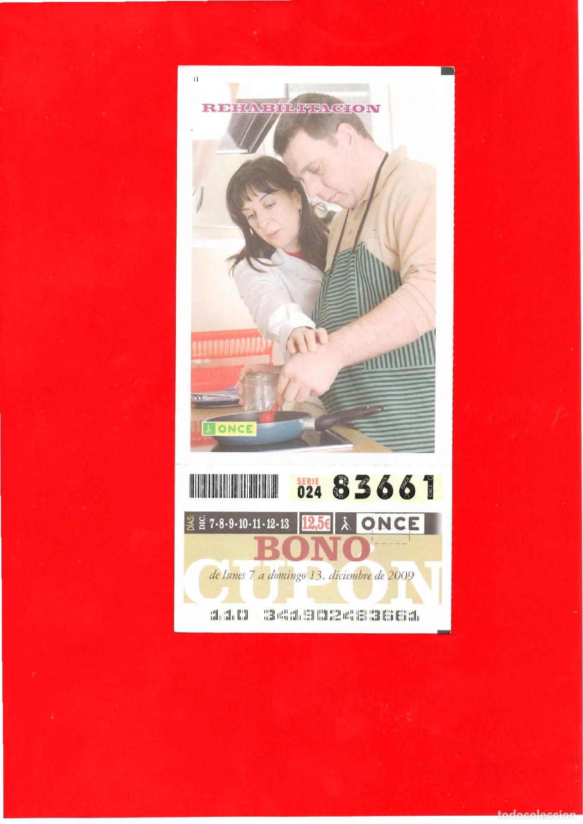 Cupones ONCE: Bono Cup&oacute;n de la ONCE del a&ntilde;o 2009 - Foto 1