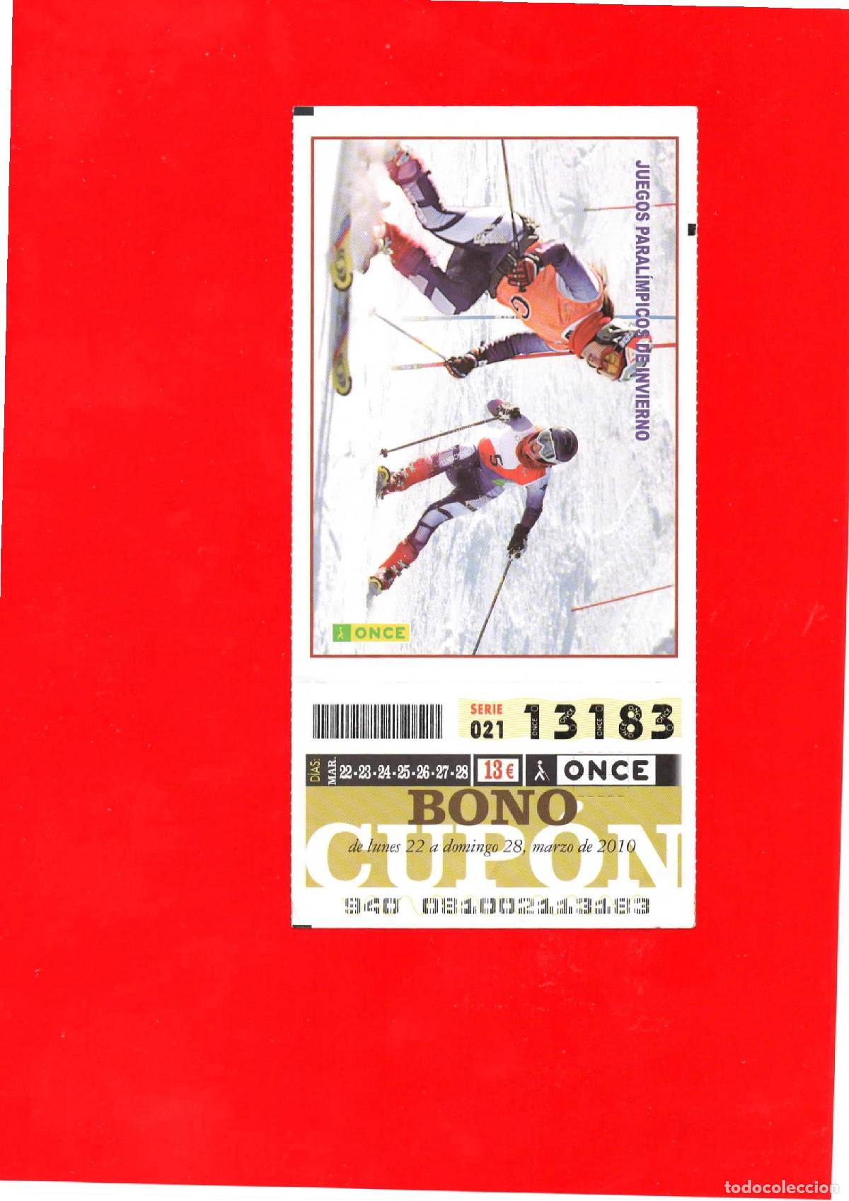 Cupones ONCE: Bono Cup&oacute;n de la ONCE del a&ntilde;o 2010 - Foto 1