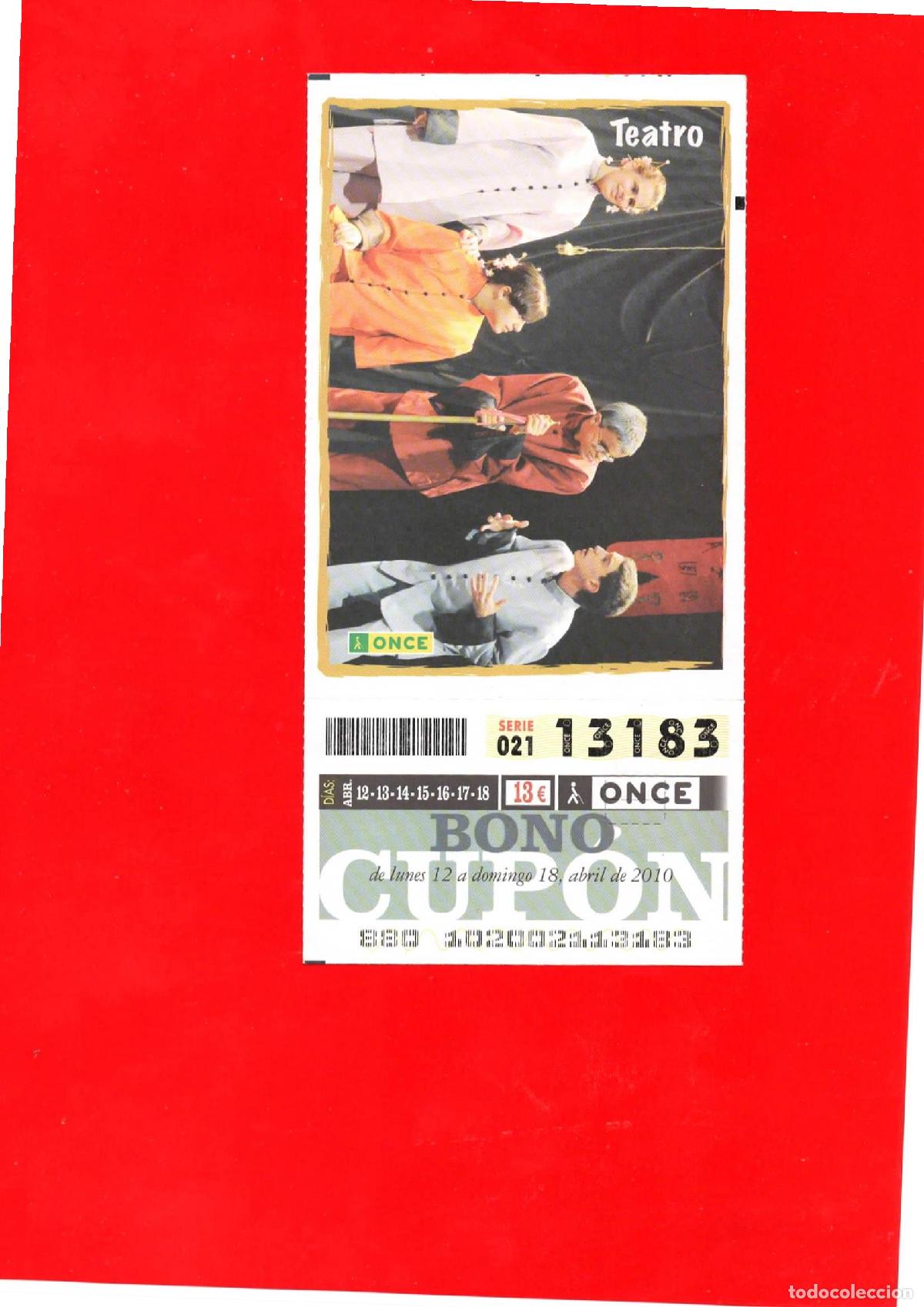 Cupones ONCE: Bono Cup&oacute;n de la ONCE del a&ntilde;o 2010 - Foto 1