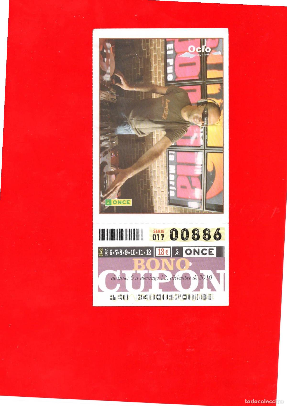 Cupones ONCE: Bono Cup&oacute;n de la ONCE del a&ntilde;o 2010 - Foto 1