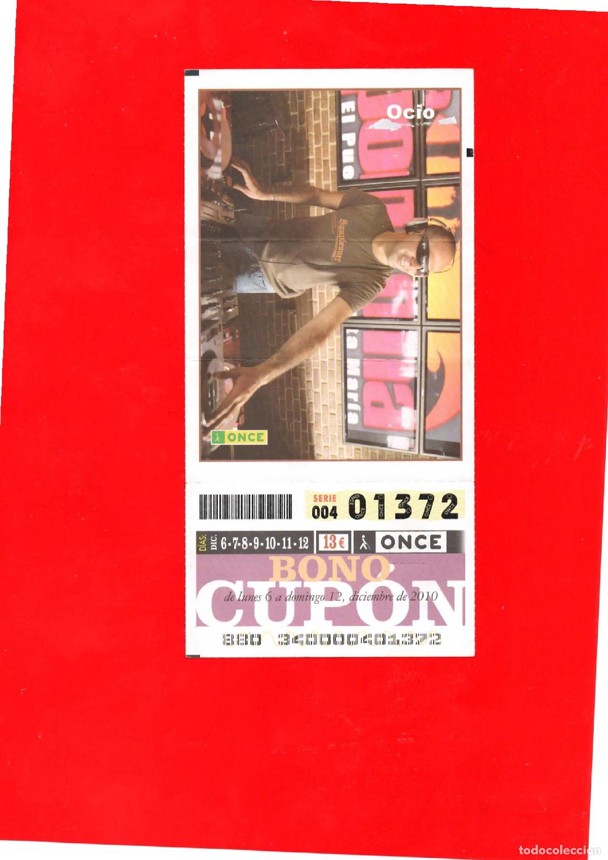 Cupones ONCE: Bono Cup&oacute;n de la ONCE del a&ntilde;o 2010 - Foto 1
