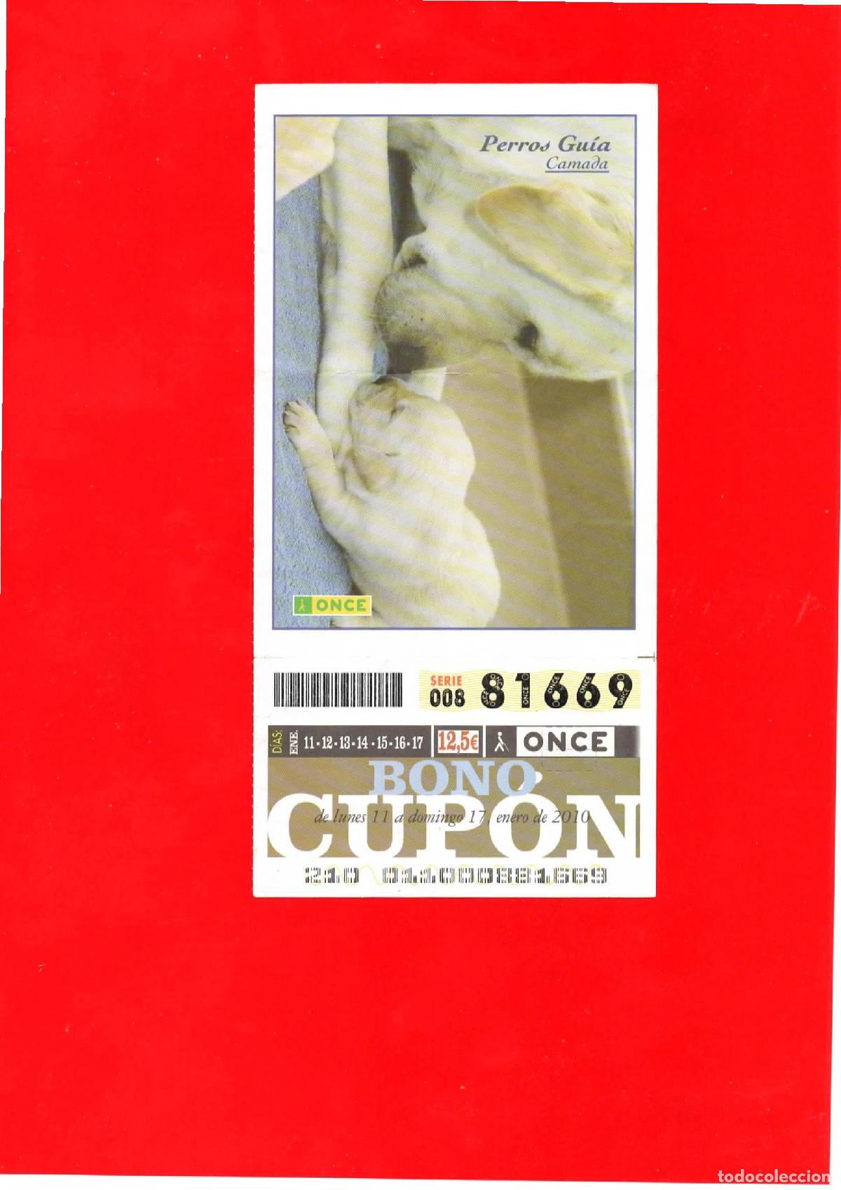 Cupones ONCE: Bono Cup&oacute;n de la ONCE del a&ntilde;o 2010 - Foto 1