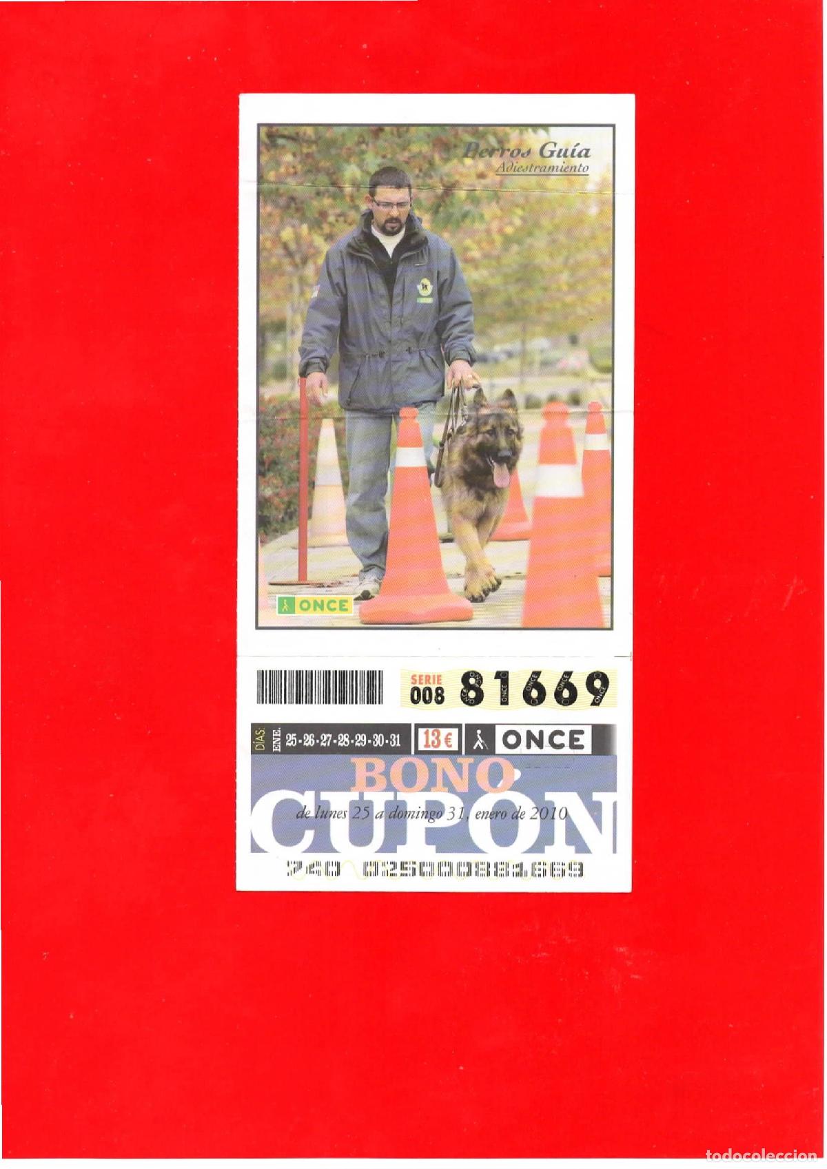 Cupones ONCE: Bono Cup&oacute;n de la ONCE del a&ntilde;o 2010 - Foto 1