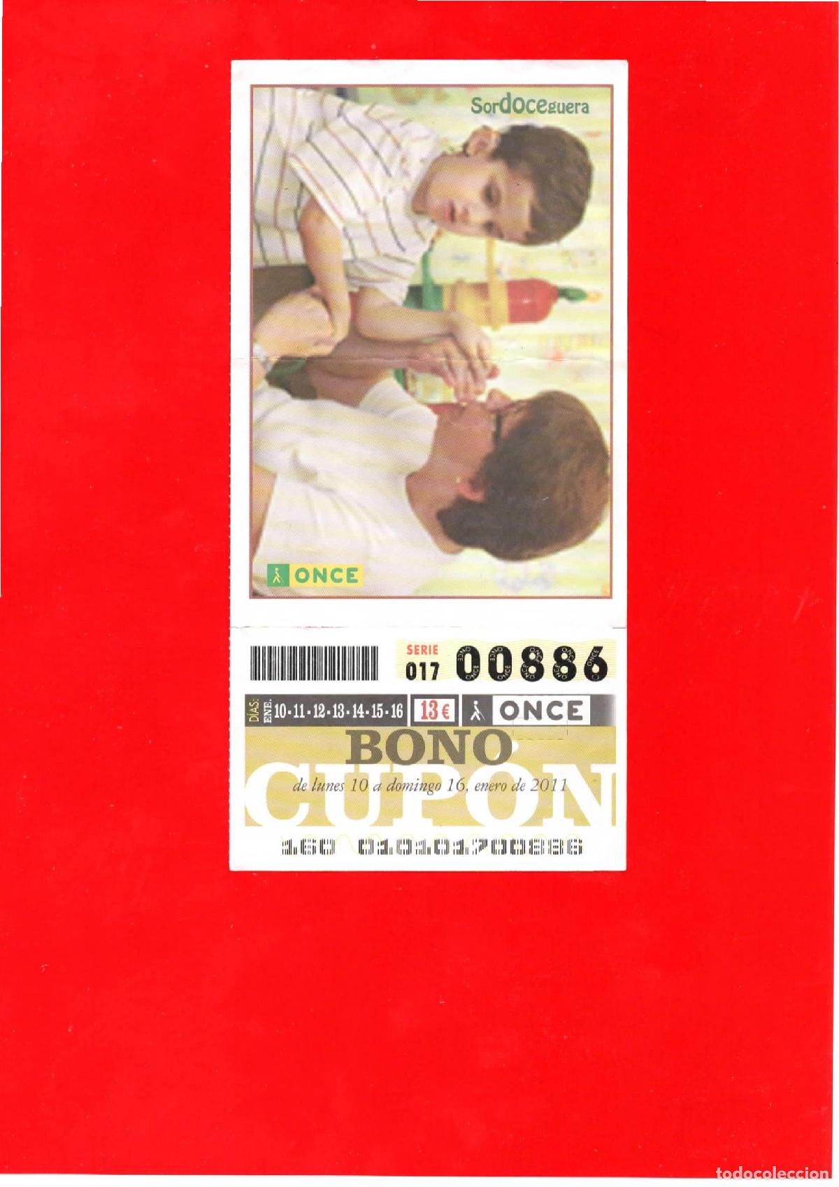 Cupones ONCE: Bono Cup&oacute;n de la ONCE del a&ntilde;o 2011 - Foto 1