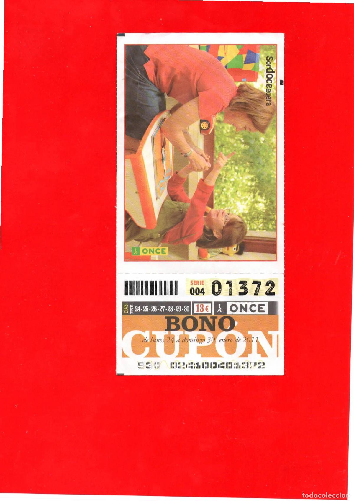 Cupones ONCE: Bono Cup&oacute;n de la ONCE del a&ntilde;o 2011 - Foto 1