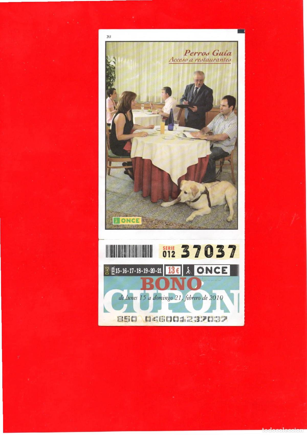 Cupones ONCE: Bono Cup&oacute;n de la ONCE del a&ntilde;o 2010 - Foto 1