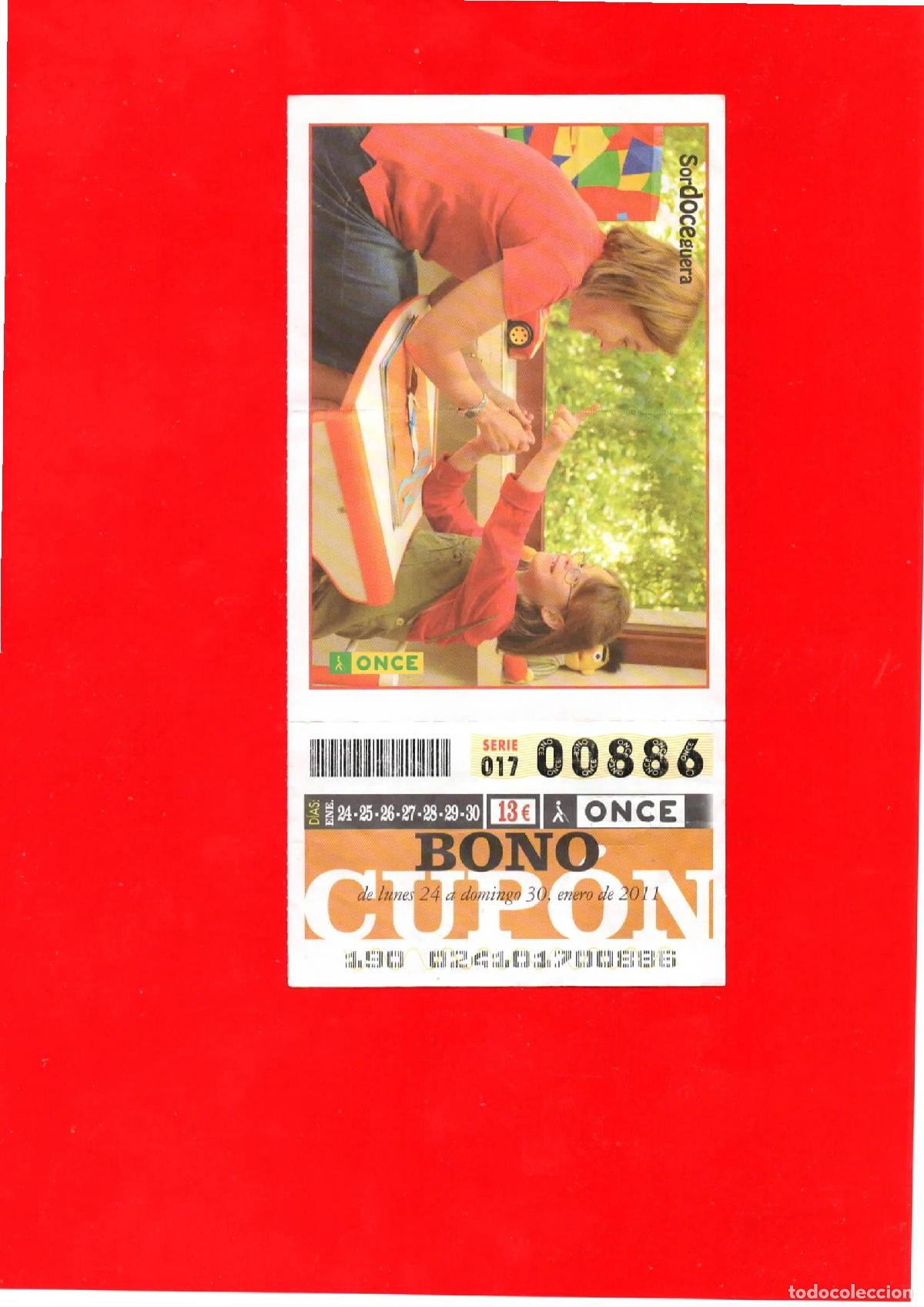 Cupones ONCE: Bono Cup&oacute;n de la ONCE del a&ntilde;o 2011 - Foto 1
